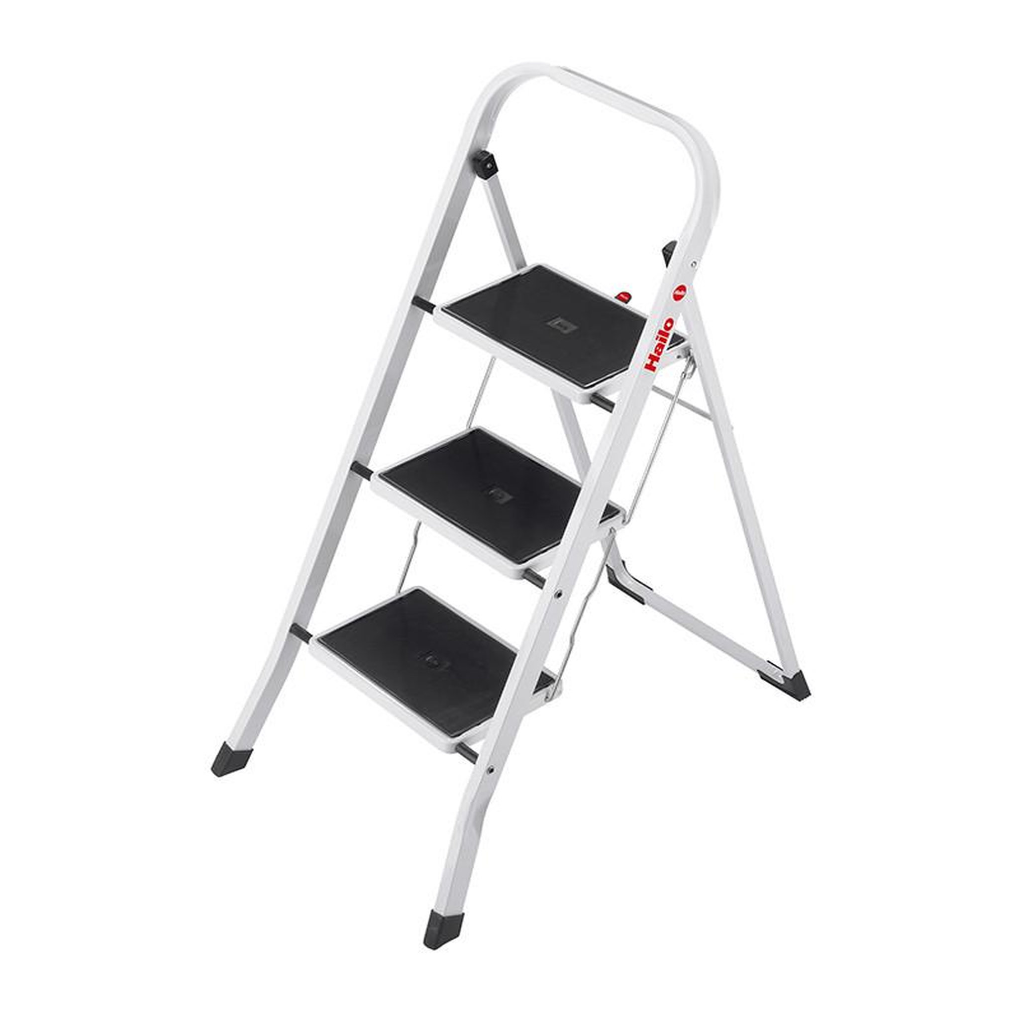 HAILO Marche pied 3 marches pliable antidérapant en acier Hailo K20