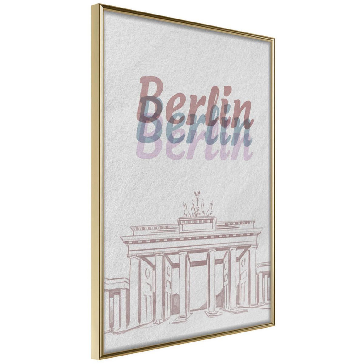 Paris Prix Affiche Murale Encadrée  Pastel Berlin