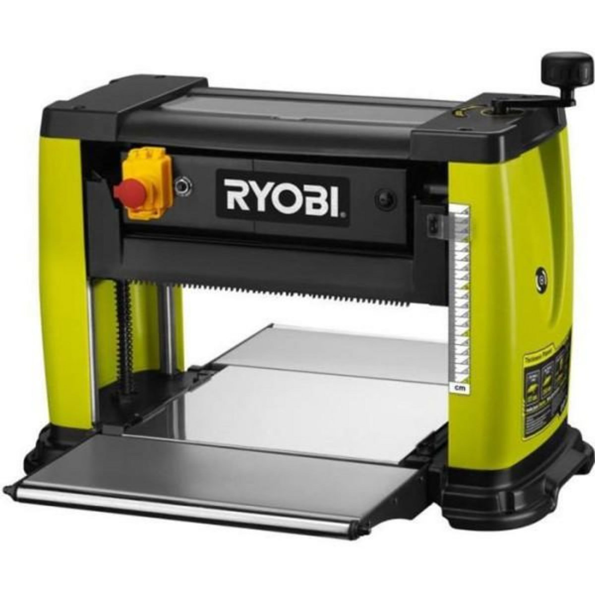 Ryobi RYOBI - Raboteuse 1 500 W - capacité maxi 318 X 153 mm - vitesse 9 000 tr/min - Avec accessoires (bâton poussoir, 2 fers) - RA