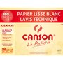 CANSON Pochette de papier technique 24x32cm - 12 feuilles - 160g
