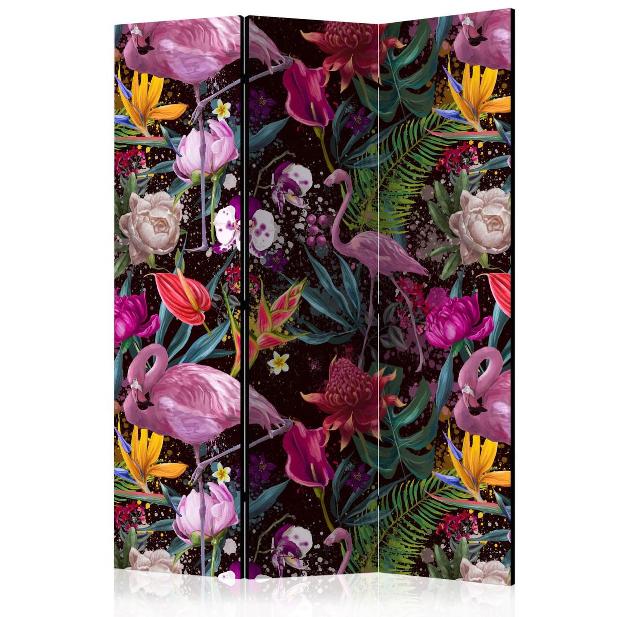 Paris Prix Paravent 3 volets  colorful exotic  135x172cm