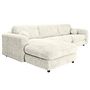 Voir la diapositive 4 : LISA DESIGN Rachel - canapé d'angle gauche 4 places en tissu bouclette