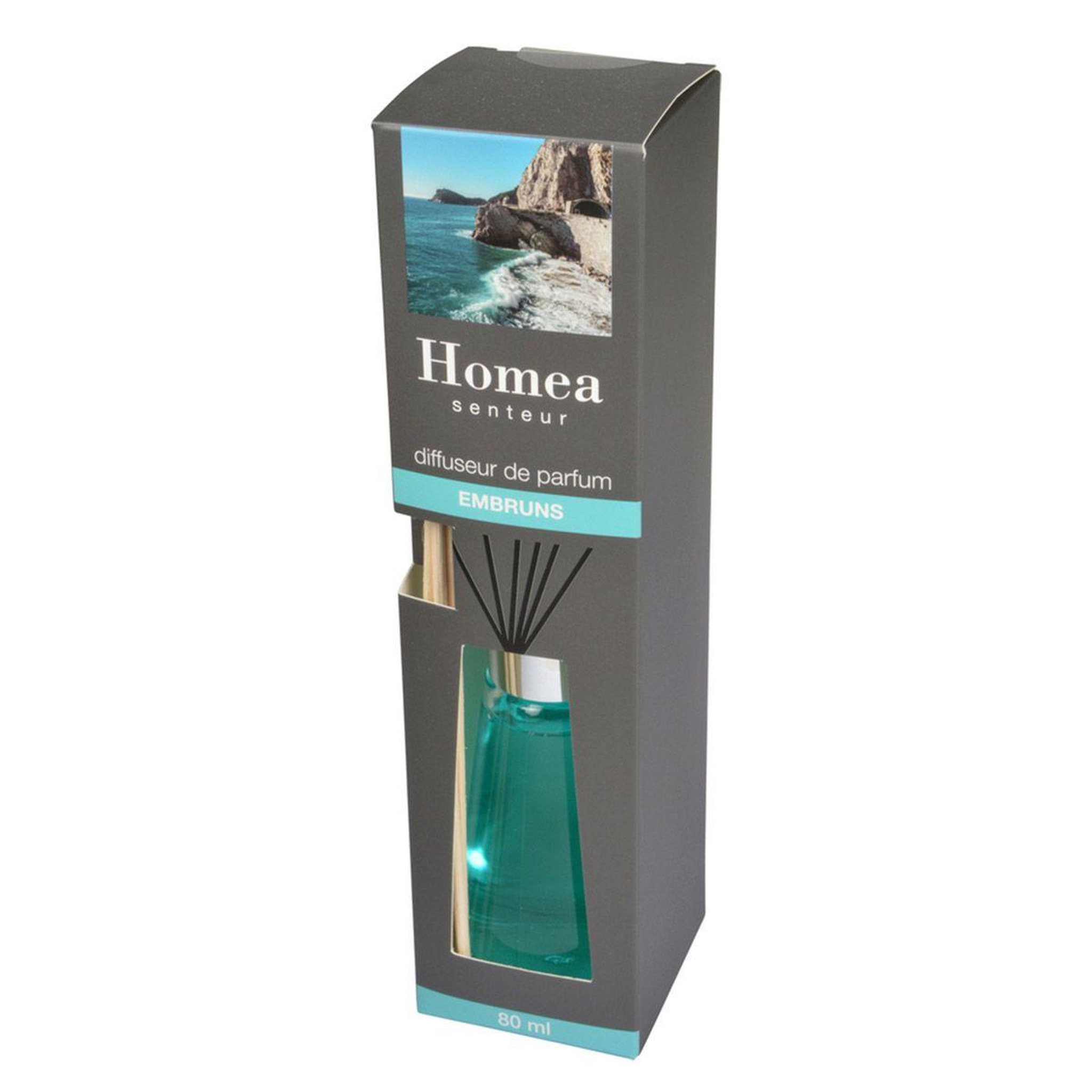 Voir la diapositive 2 : HOMEA Diffuseur de parfum  flacon  80ml embruns