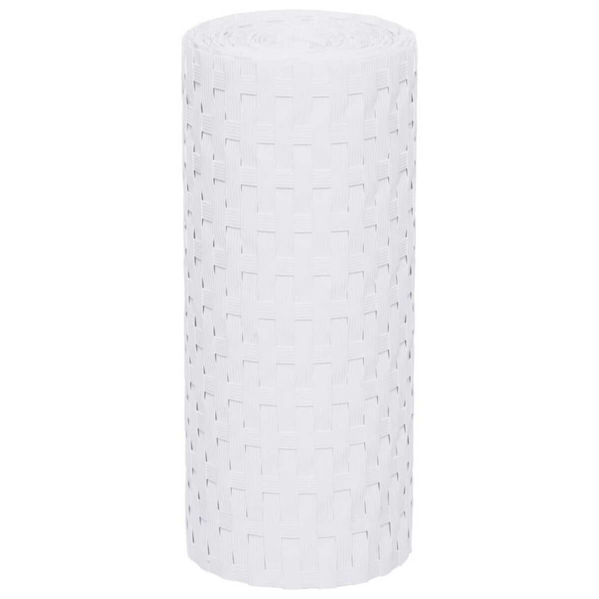 VIDAXL Paravents de balcon 10 pcs blanc 255x19 cm resine tressee