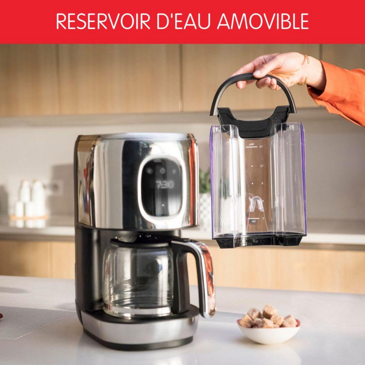 MOULINEX Cafetière programmable Majestuo FG883D10