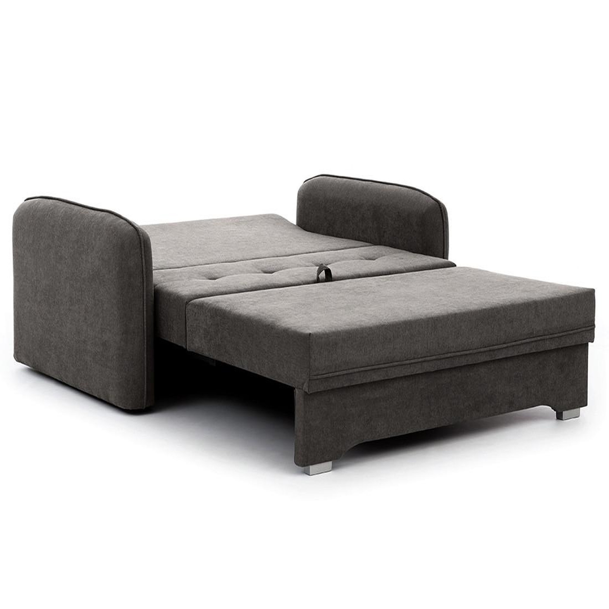 Voir la diapositive 5 : BEST MOBILIER Michelle - canapé droit 3 places convertible avec coffre en velours