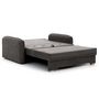 Voir la diapositive 5 : BEST MOBILIER Michelle - canapé droit 3 places convertible avec coffre en velours