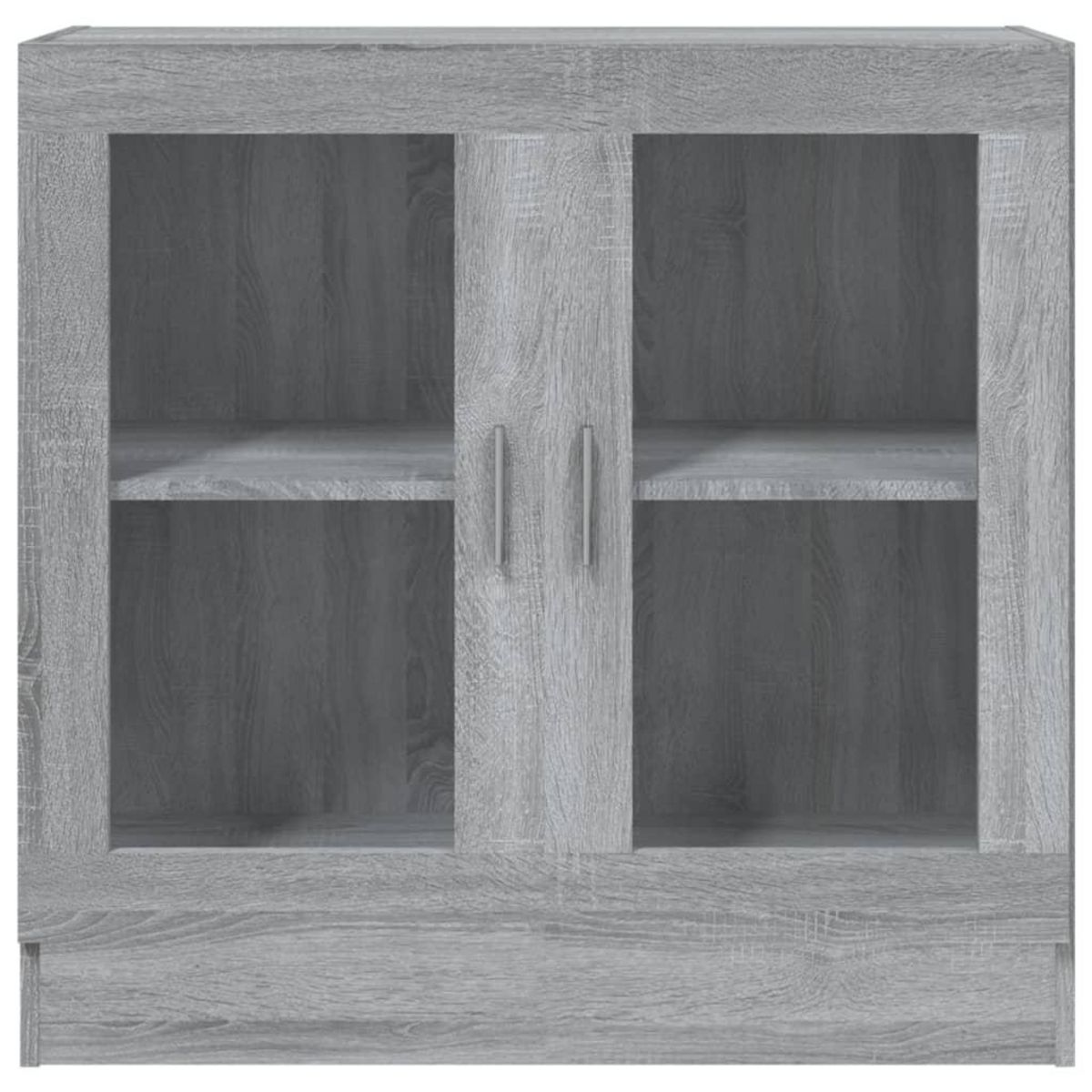 VIDAXL Armoire a vitrine Sonoma gris 82,5x30,5x80 cm Bois d'ingenierie