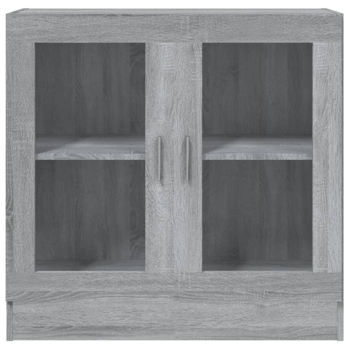 VIDAXL Armoire a vitrine Sonoma gris 82,5x30,5x80 cm Bois d'ingenierie