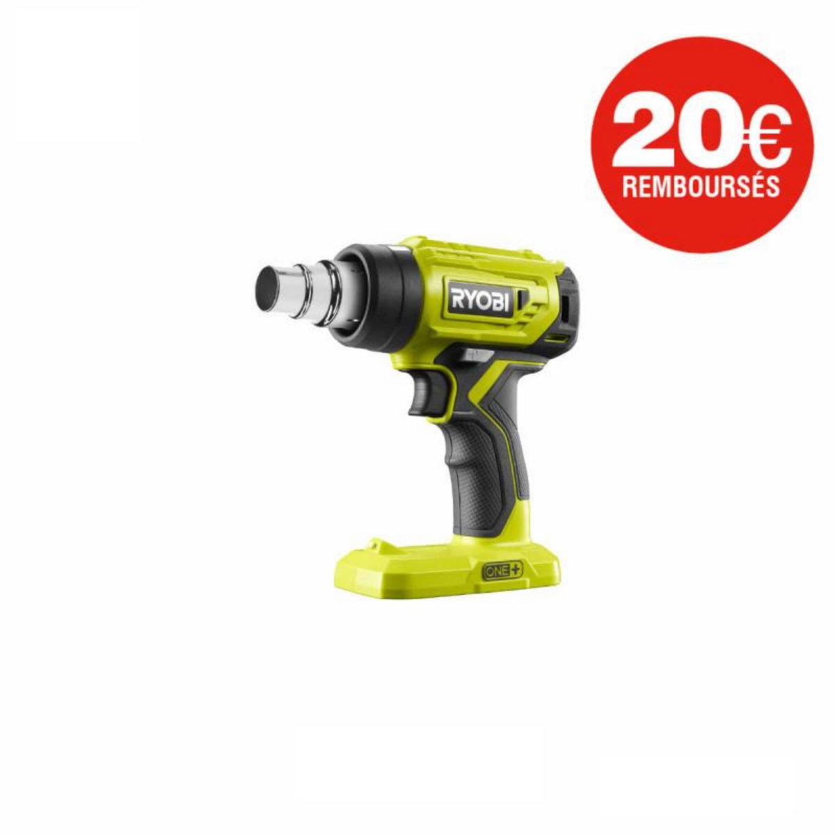 Ryobi Pistolet à air chaud RYOBI - R18HG-0 - 18V One+ - sans batterie ni chargeur