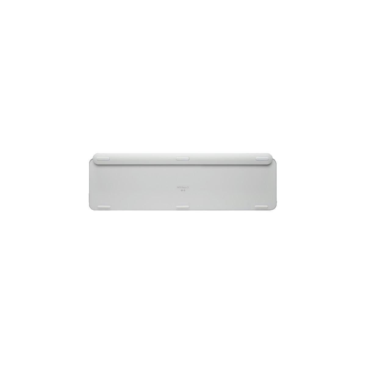 Logitech Clavier Logitech MX Keys S blanc et gris pâle