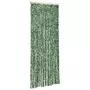 VIDAXL Moustiquaire Vert et blanc 56x185 cm Chenille