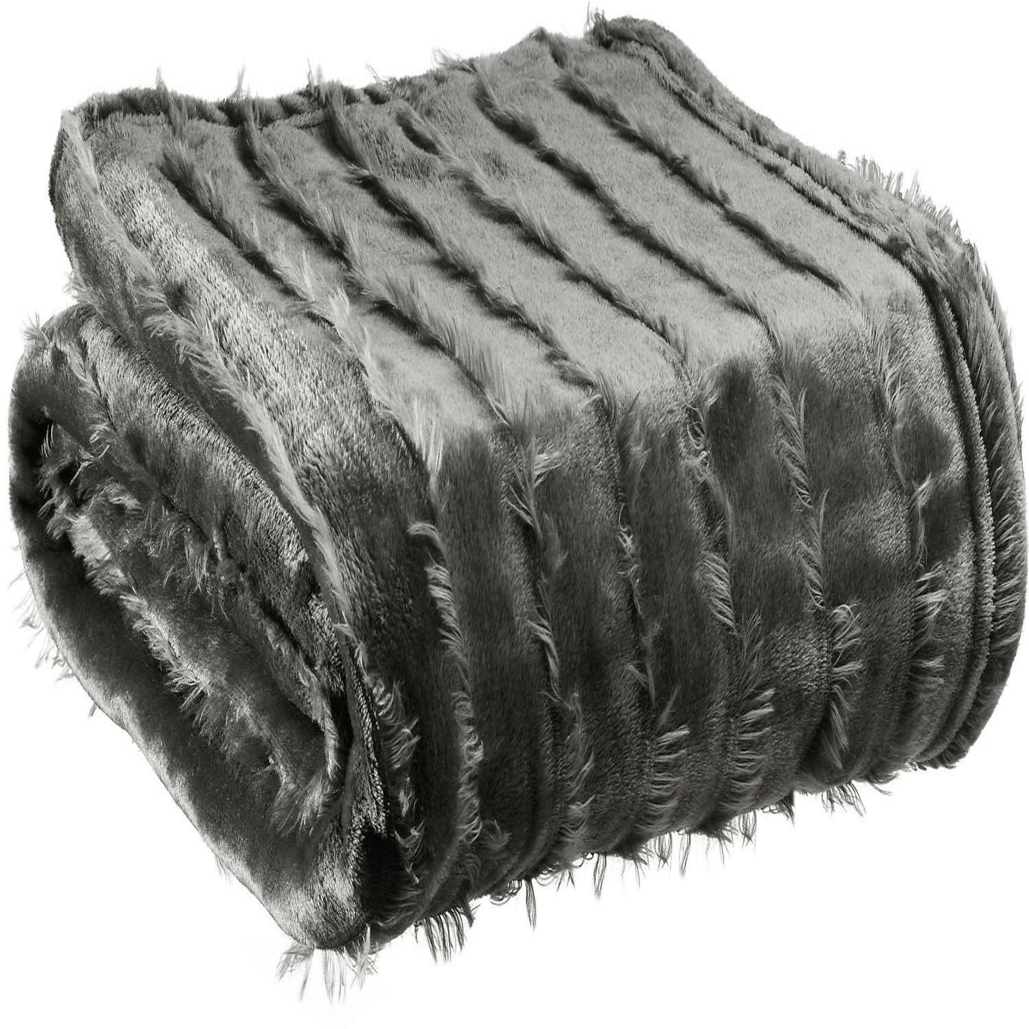 Voir la diapositive 1 : Les Ateliers du Linge Plaid 100%polyester 280gsm sillon
