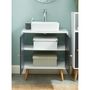 Voir la diapositive 4 : Meuble de salle de bain sous vasque L60cm ALEX
