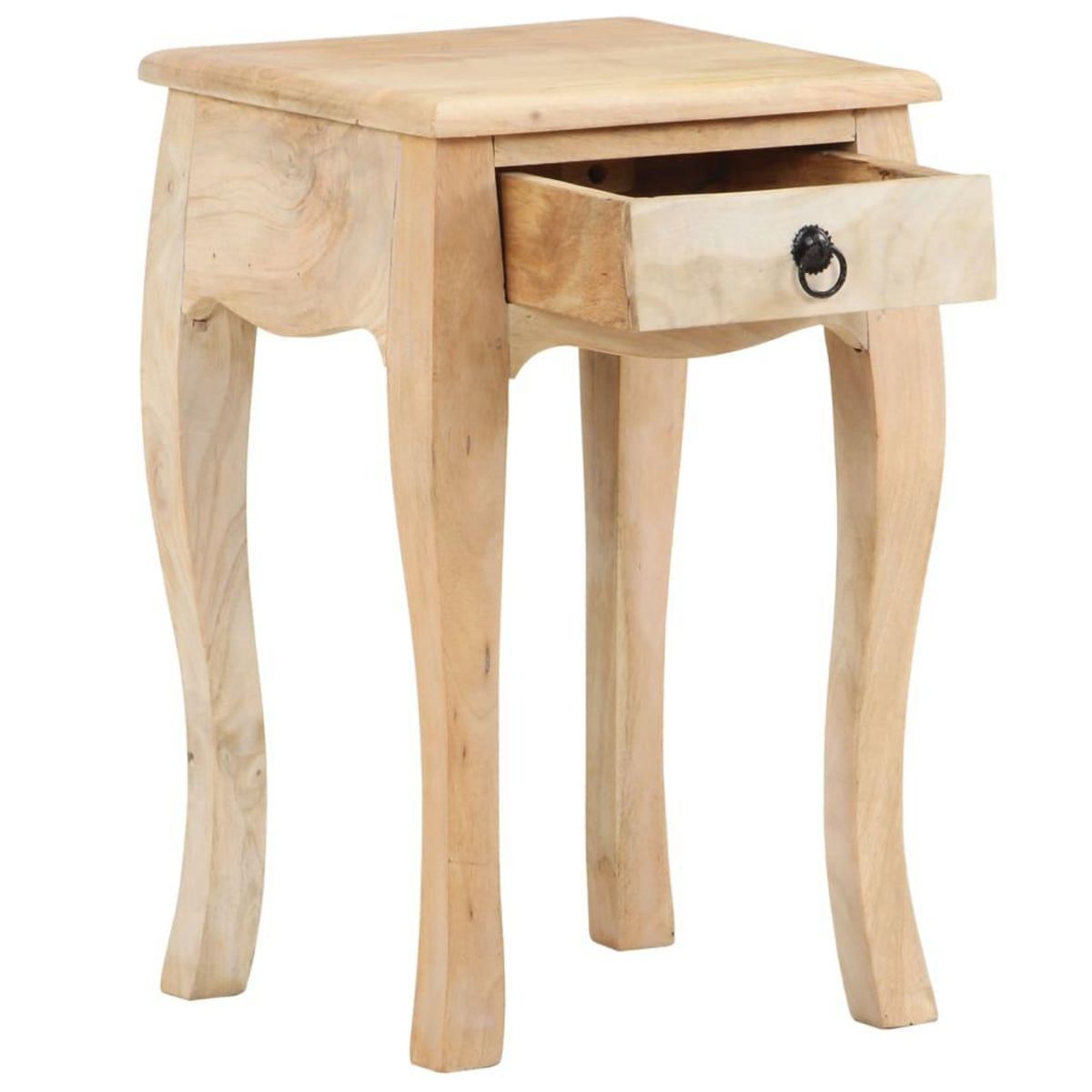 VIDAXL Table de chevet 28x28x46 cm Bois de manguier massif