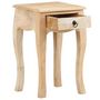 Voir la diapositive 3 : VIDAXL Table de chevet 28x28x46 cm Bois de manguier massif