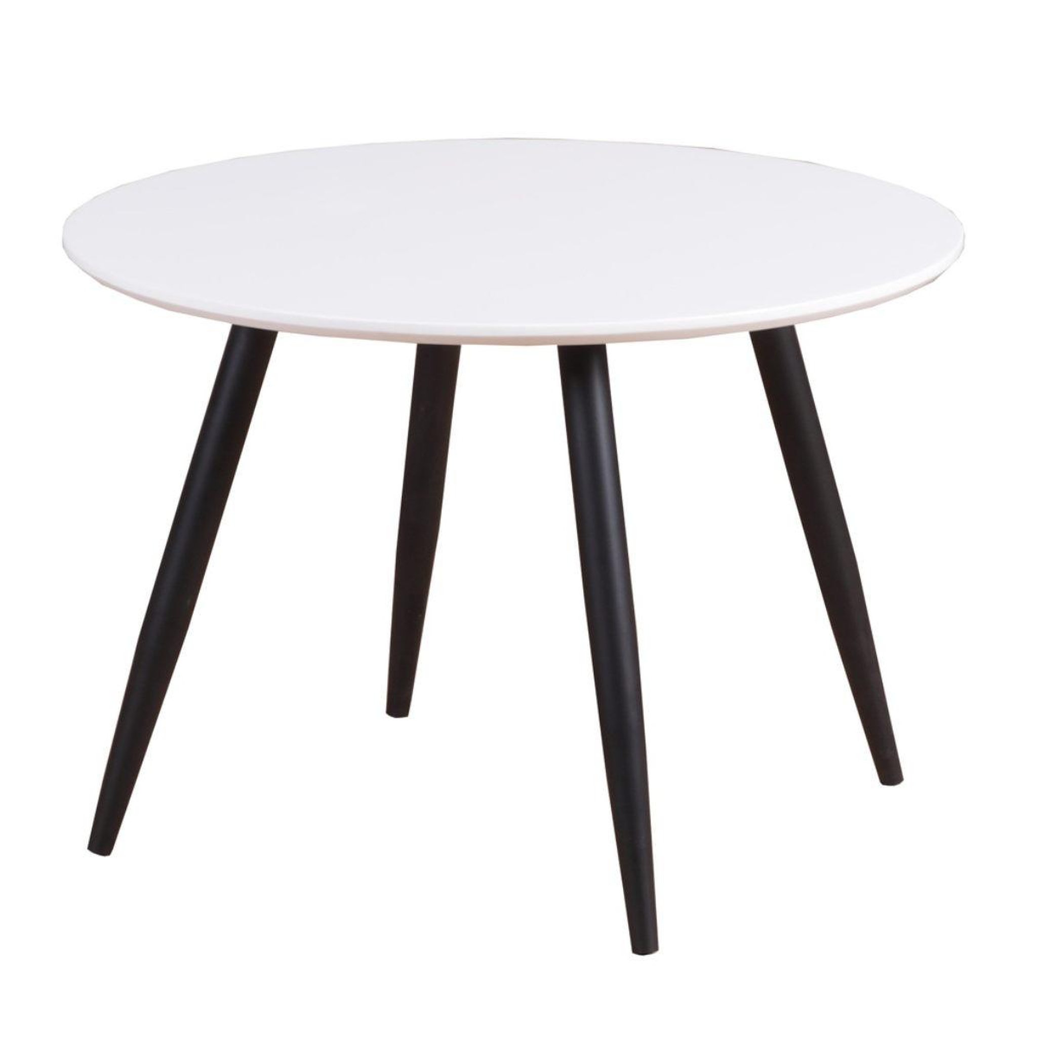Paris Prix Table enfant design  plaza  60cm blanc & noir