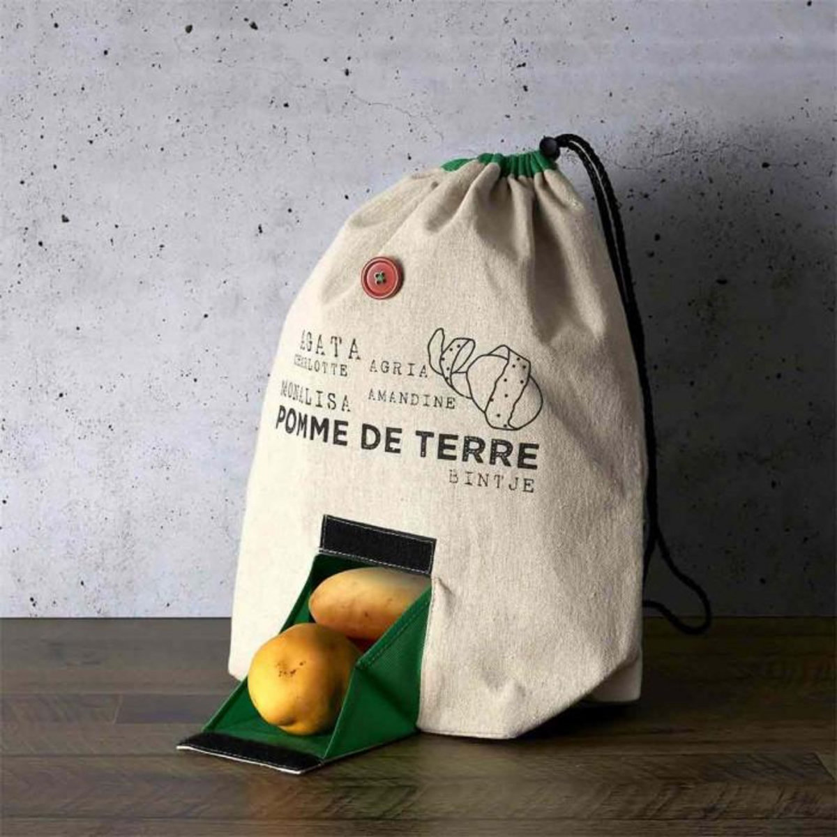 Paris Prix Sac Distributeur  Pomme de Terre  42cm Beige
