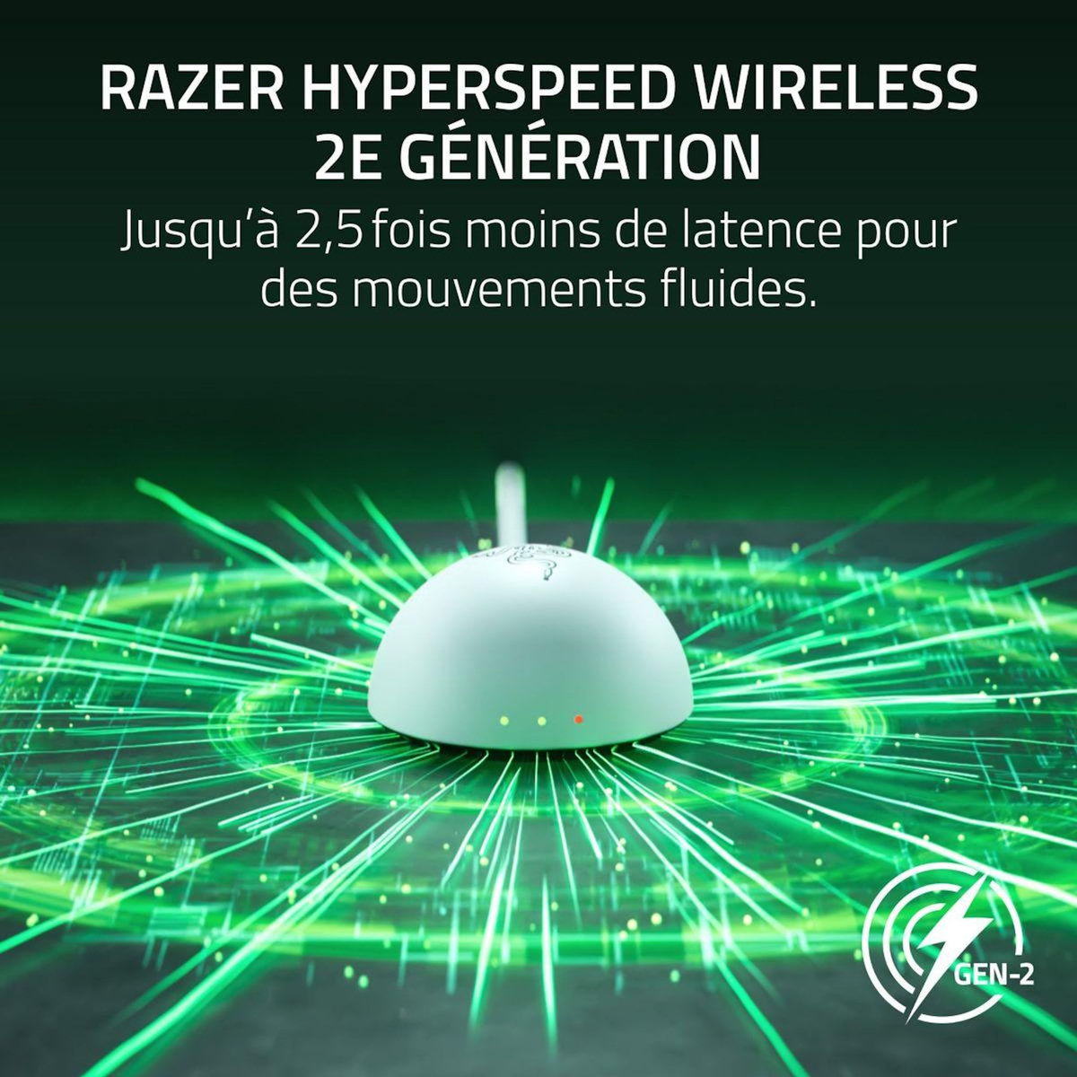 Razer Souris Gamer Sans Fil VIPER V4 PRO  BLANC