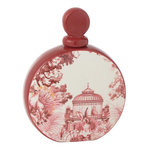 Paris Prix Pot Flasque en Porcelaine  Moriko  22cm Rouge & Blanc