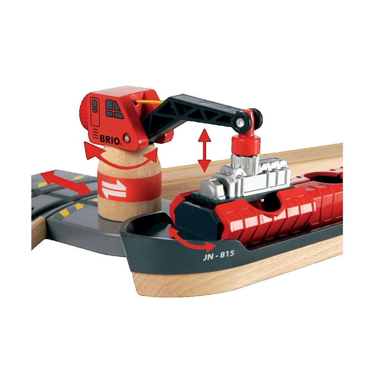 Brio Circuit de train Brio Deluxe en bois, 87 pièces