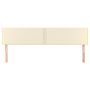 Voir la diapositive 3 : VIDAXL Tetes de lit 2 pcs Creme 100x5x78/88 cm Similicuir
