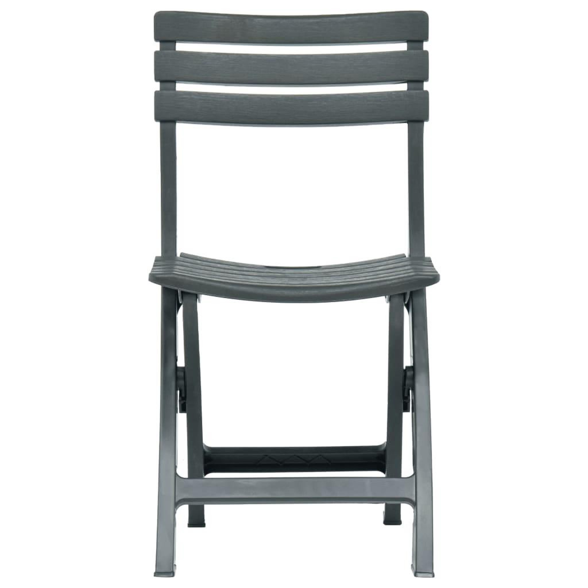 Voir la diapositive 3 : VIDAXL Chaises de jardin pliables lot de 2 Plastique Vert