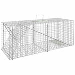 VIDAXL Piege a animaux 64,5x25x26,5 cm fer galvanise