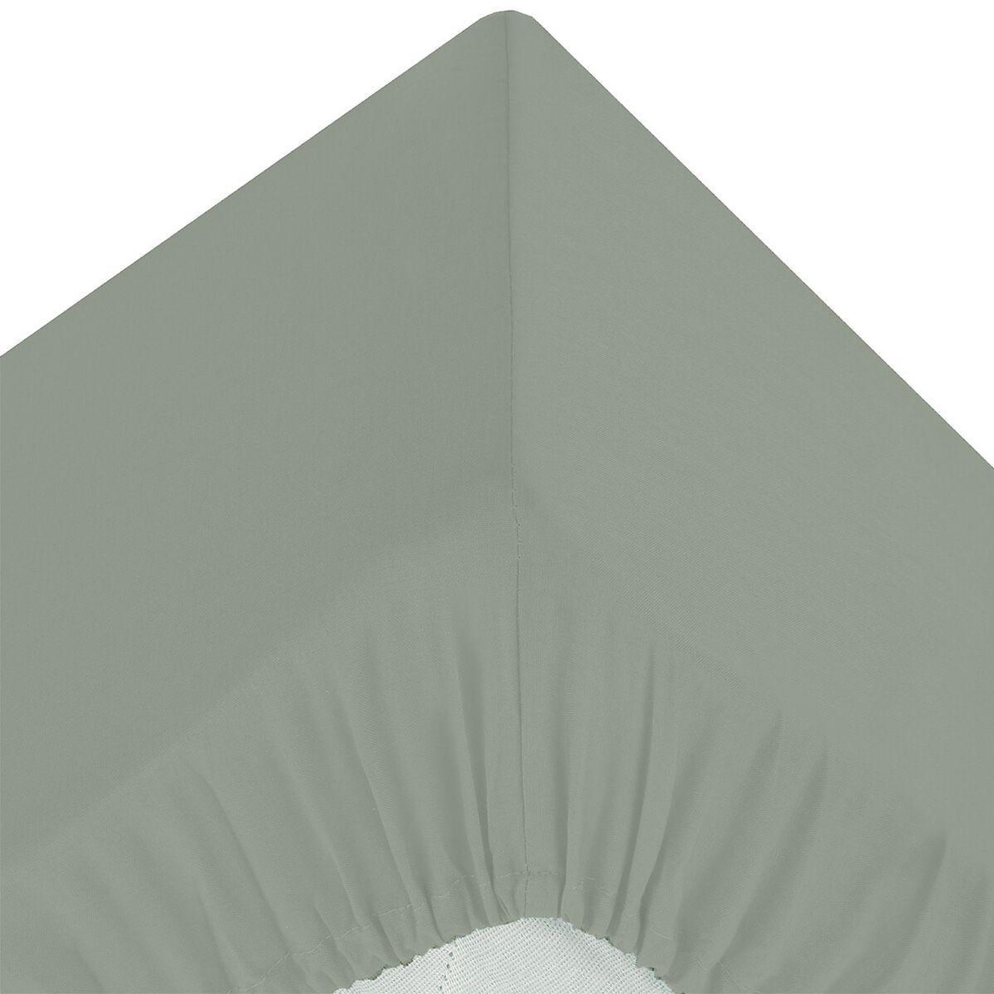 ATMOSPHERA Drap housse 1 personne  percale  90x190cm vert tilleul