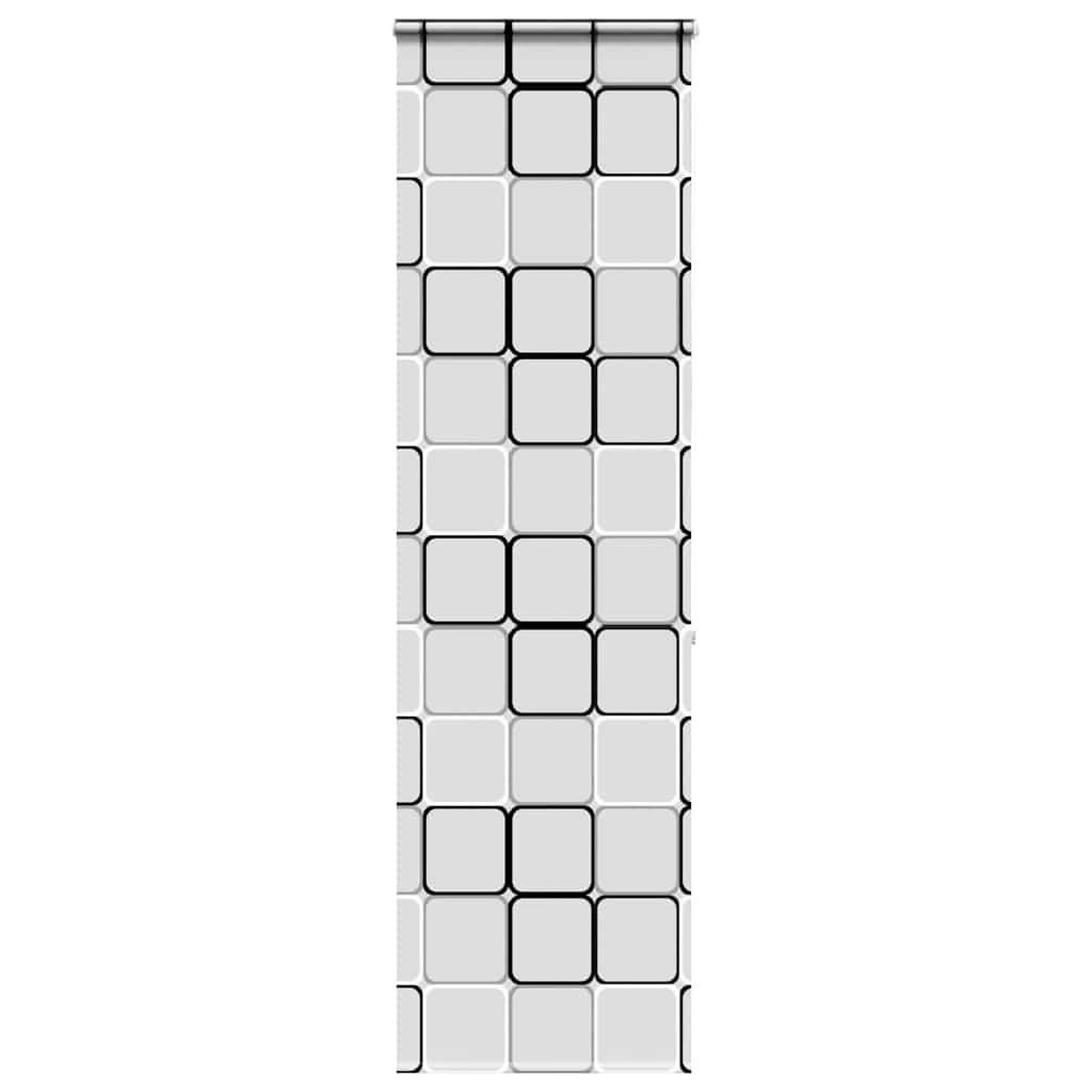 VIDAXL Store enrouleur de douche avec cassette largeur du tissu 76 cm
