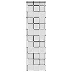 VIDAXL Store enrouleur de douche avec cassette largeur du tissu 76 cm