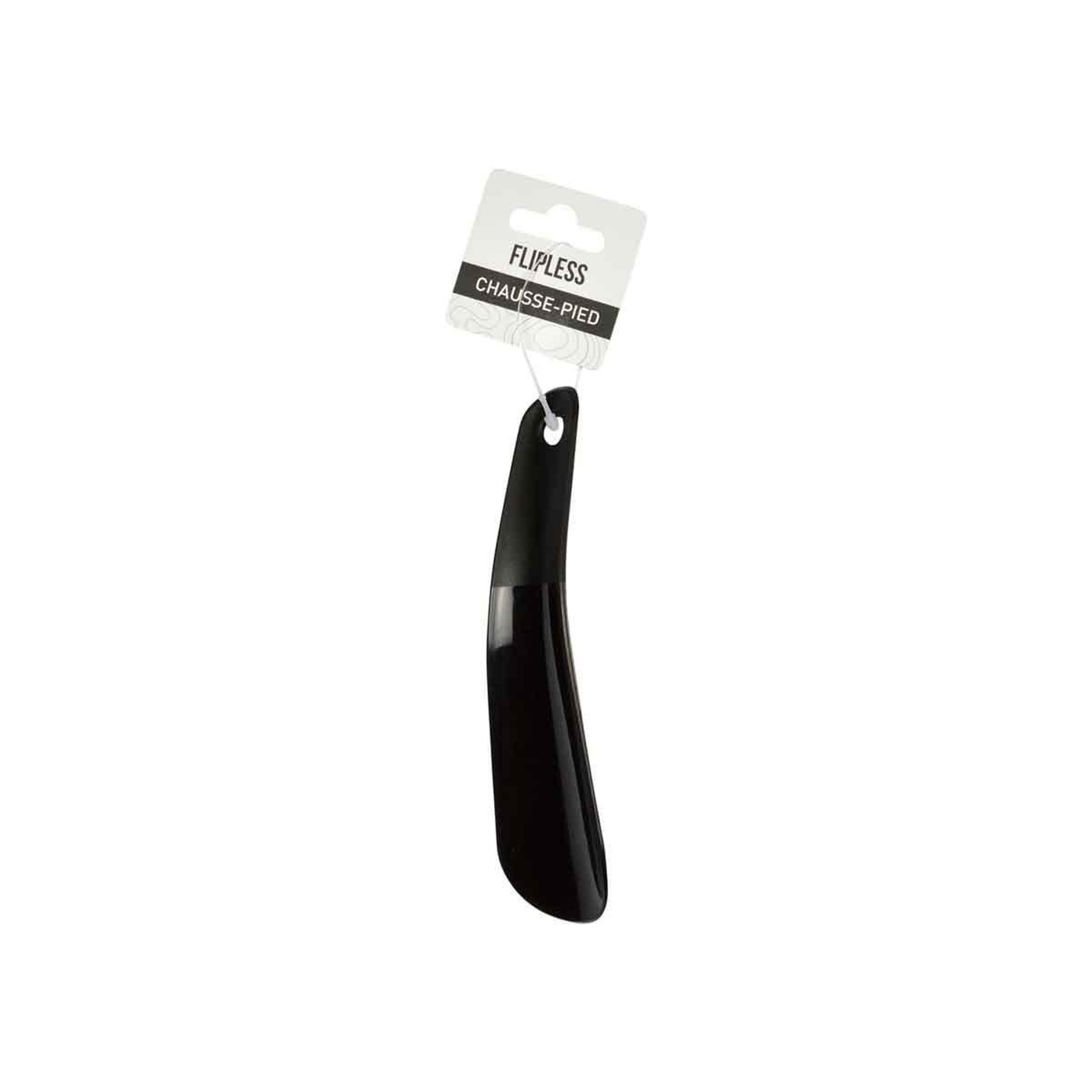 Voir la diapositive 2 : FLIPLESS Chausse-pied  ergonomique  17cm noir