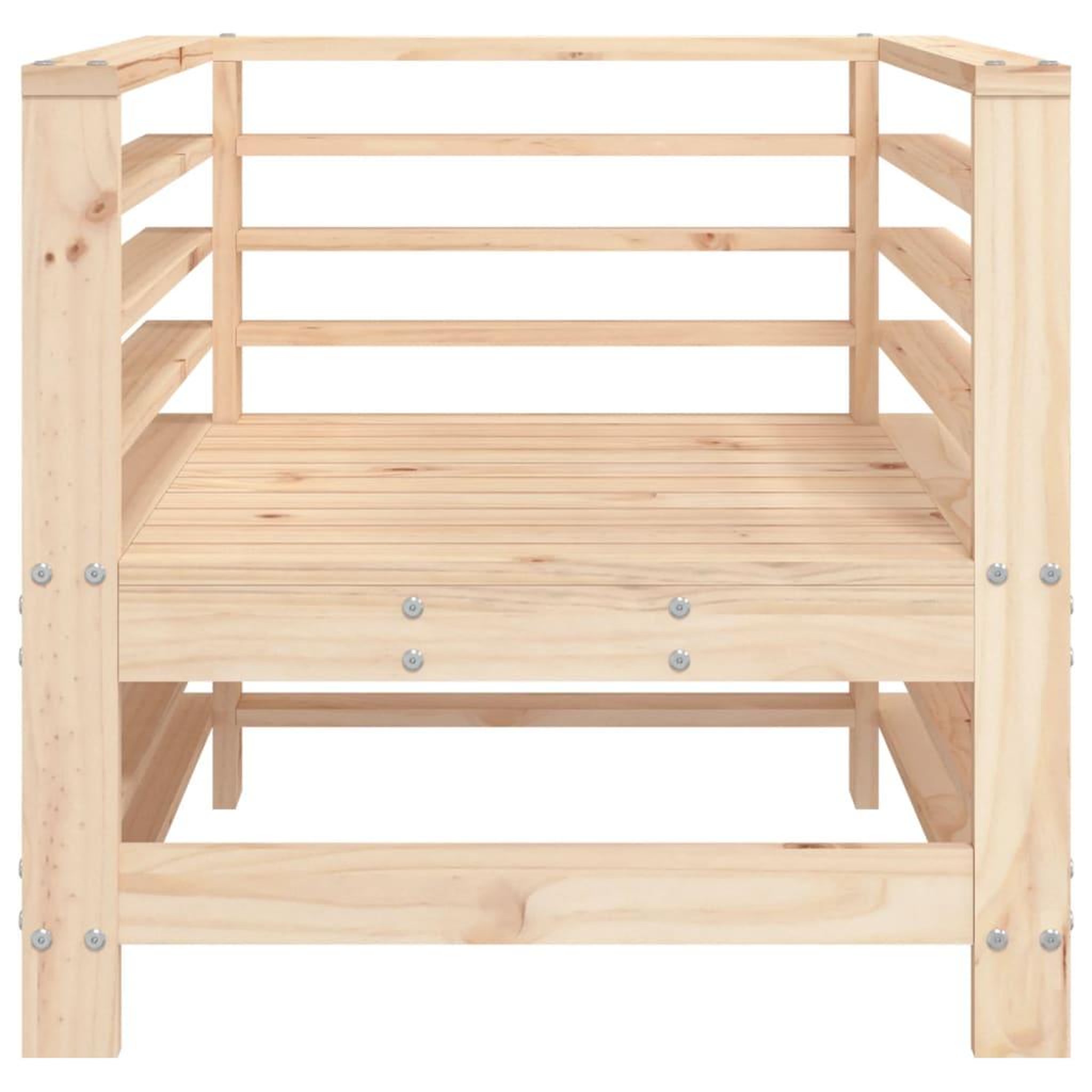 Voir la diapositive 4 : VIDAXL Chaises de jardin lot de 2 bois massif de pin