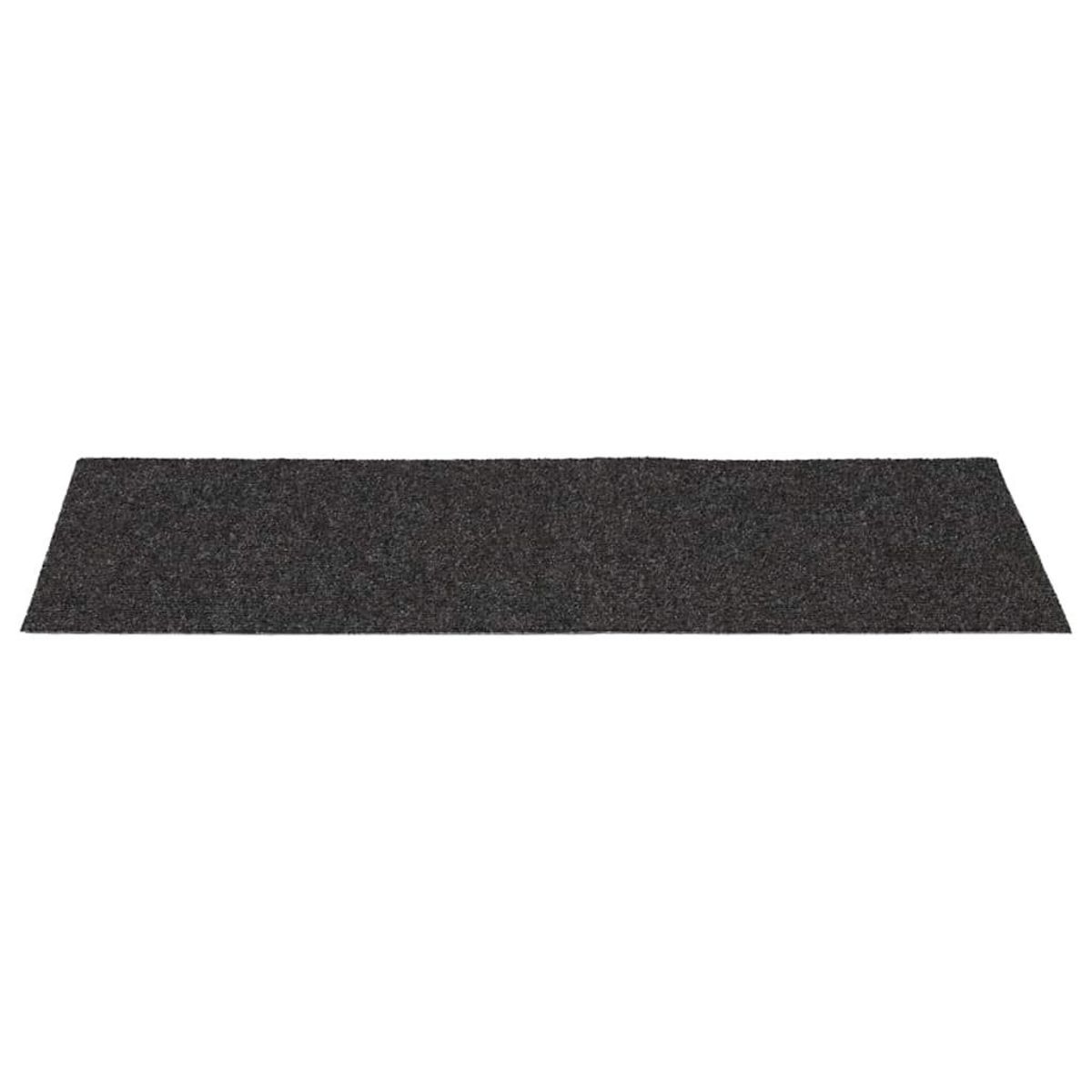 VIDAXL Tapis d'escalier auto-adhesifs 30 pcs anthracite 60x25 cm