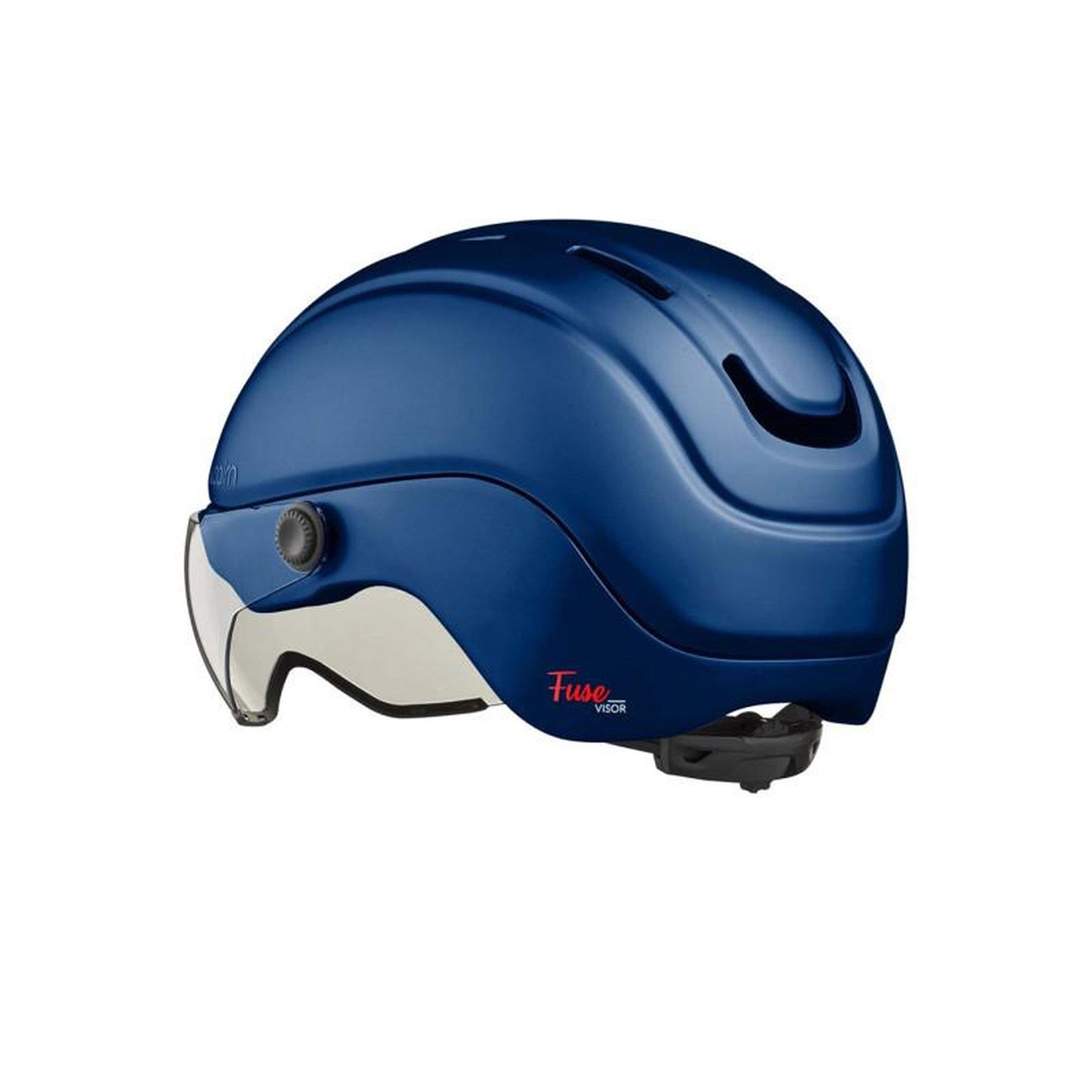 Voir la diapositive 2 : CAIRN Casque vélo Cairn FUSE Visière Mat Metallic Navy taille M