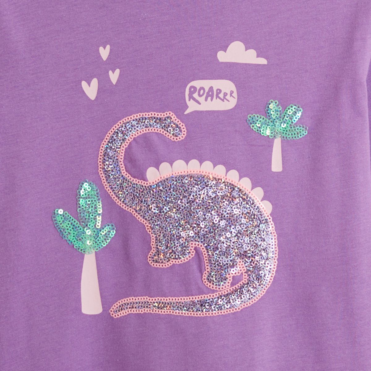 INEXTENSO T-shirt manches longues violet fille 