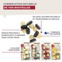 Voir la diapositive 4 : Fackelmann Lot de 6 bouchons de liège Fackelmann Bar Concept