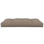 Voir la diapositive 4 : VIDAXL Coussin de palette taupe 120x80x12 cm tissu