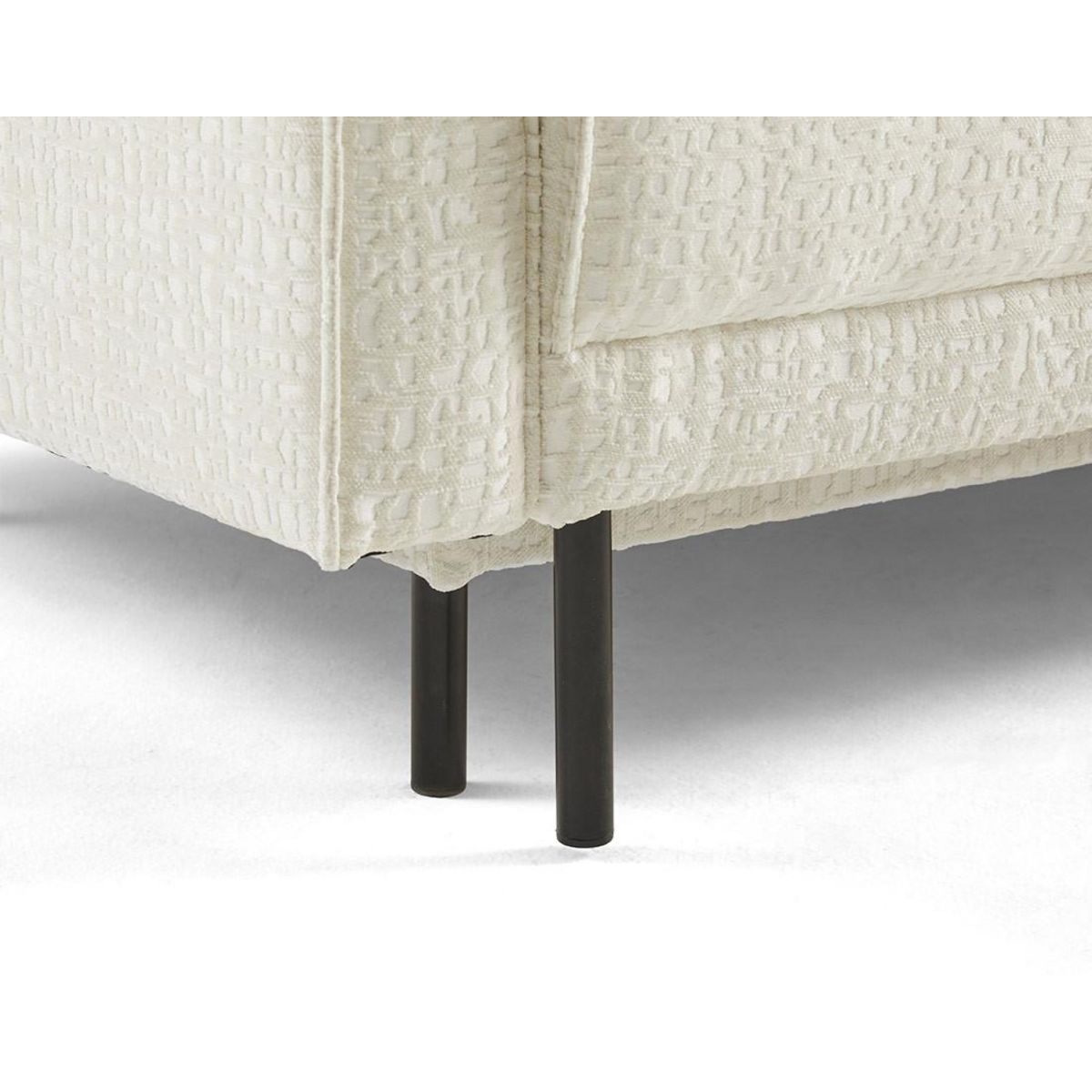 LISA DESIGN Charlie - canapé d'angle réversible 4 places - convertible avec coffre - en tissu velours relief