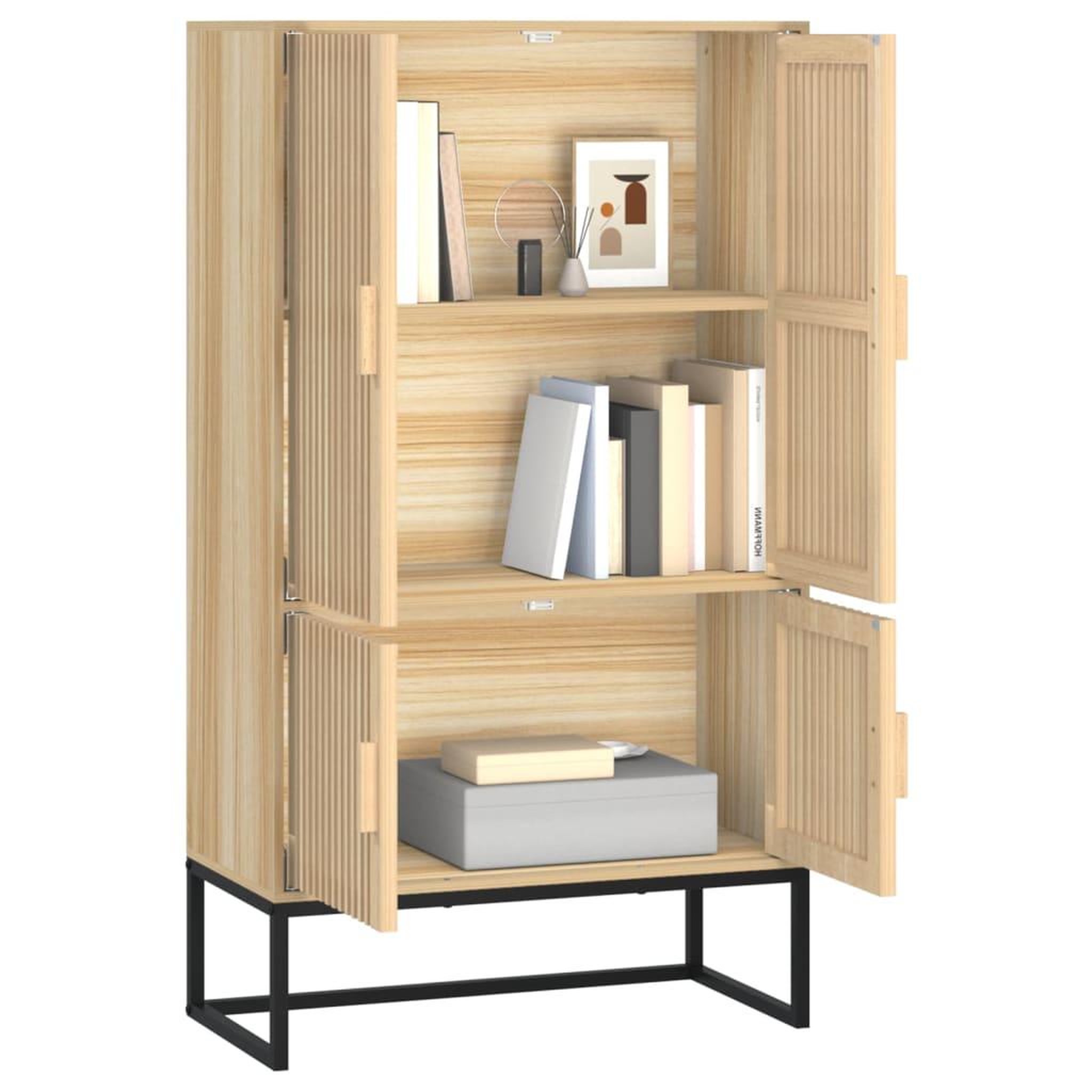 Voir la diapositive 3 : VIDAXL Buffet haut 70x35x125 cm bois d'ingenierie