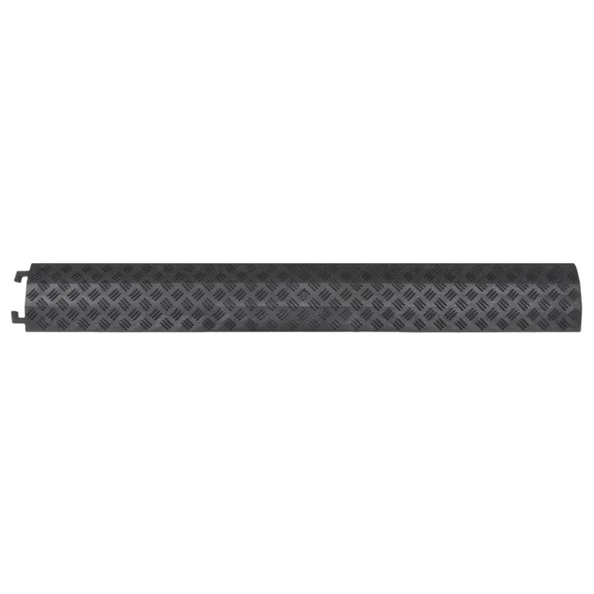 Voir la diapositive 4 : VIDAXL Rampes de protection de cable 2 pcs 98,5 cm Noir
