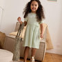 Voir la diapositive 5 : Petit Béguin Robe enfant en gaze de coton Arya