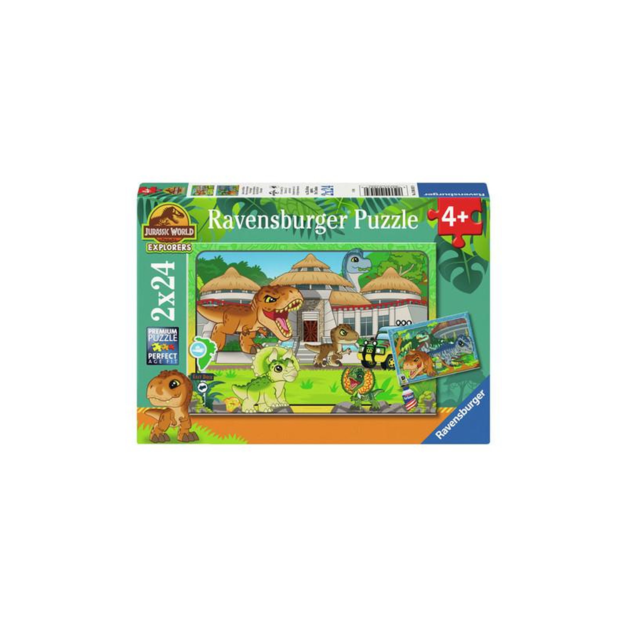 RAVENSBURGER Ravensburger - Jigsaw puzzle Jurassic World Explorers, 2x24pcs. 12001057 9