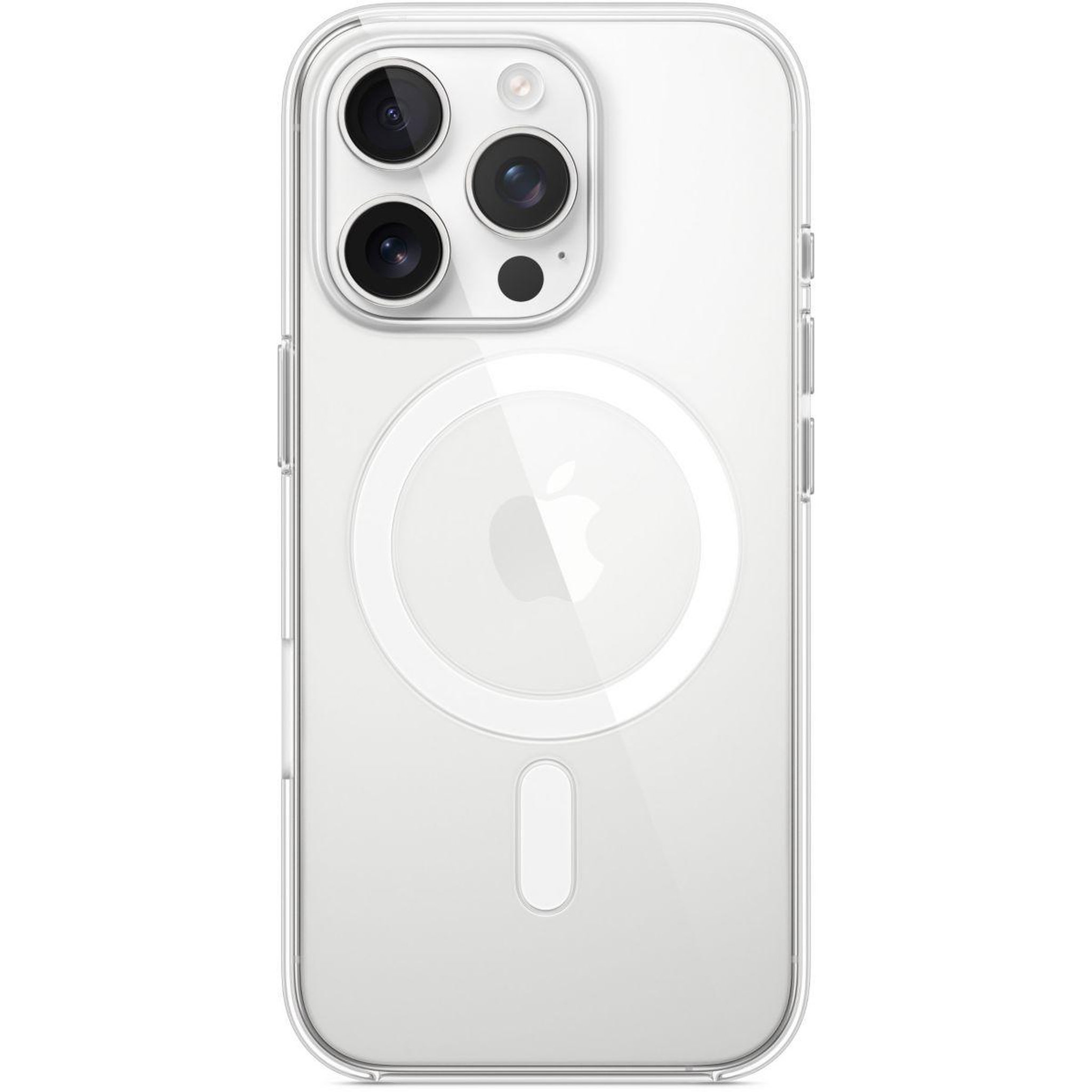 Voir la diapositive 3 : APPLE Coque iPhone 16 Pro MagSafe transparente