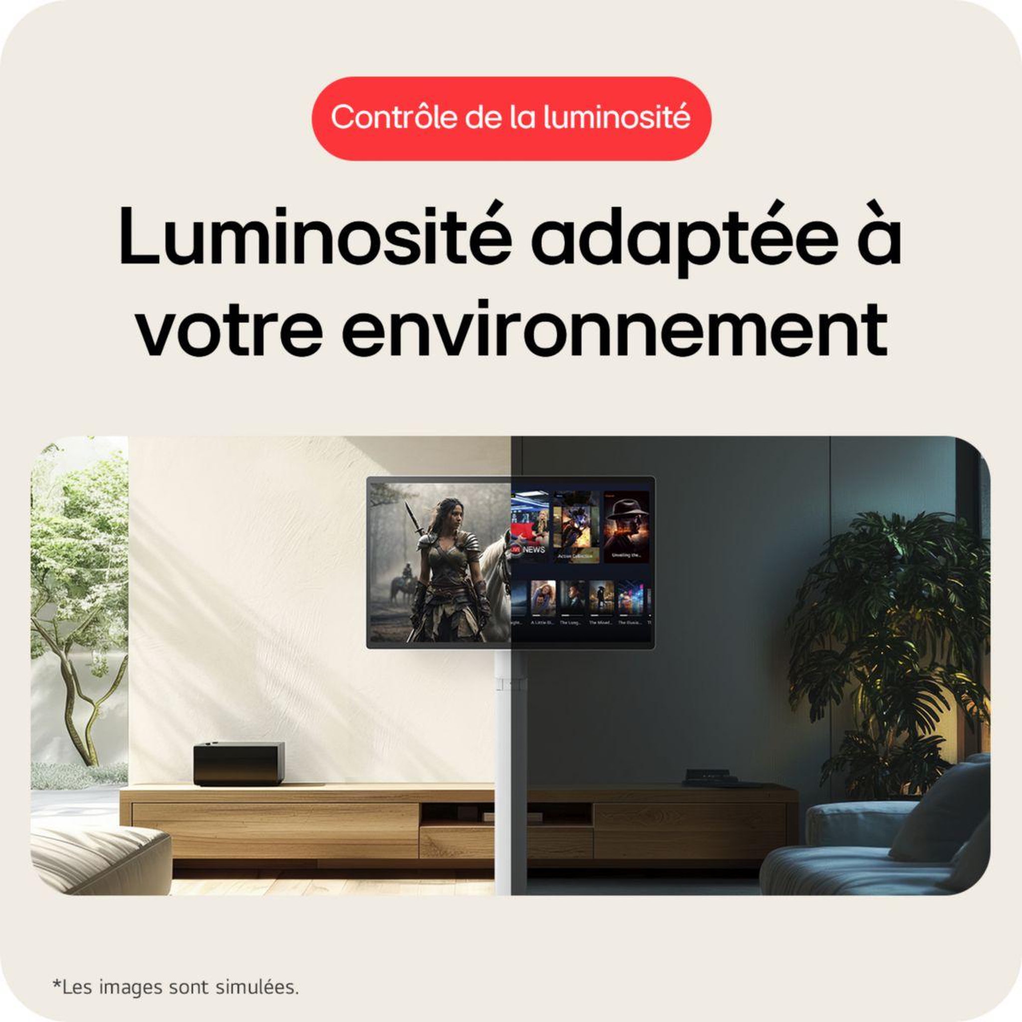 Voir la diapositive 5 : LG Ecran 27U731SA-W.AEU Smart Monitor IPS 27''