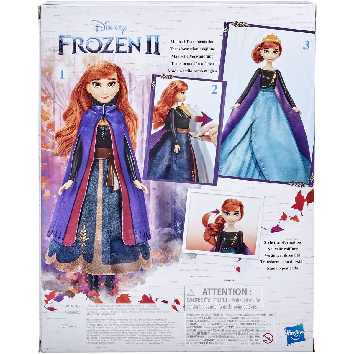 HASBRO Poupée Elsa transformation finale Reine des neiges