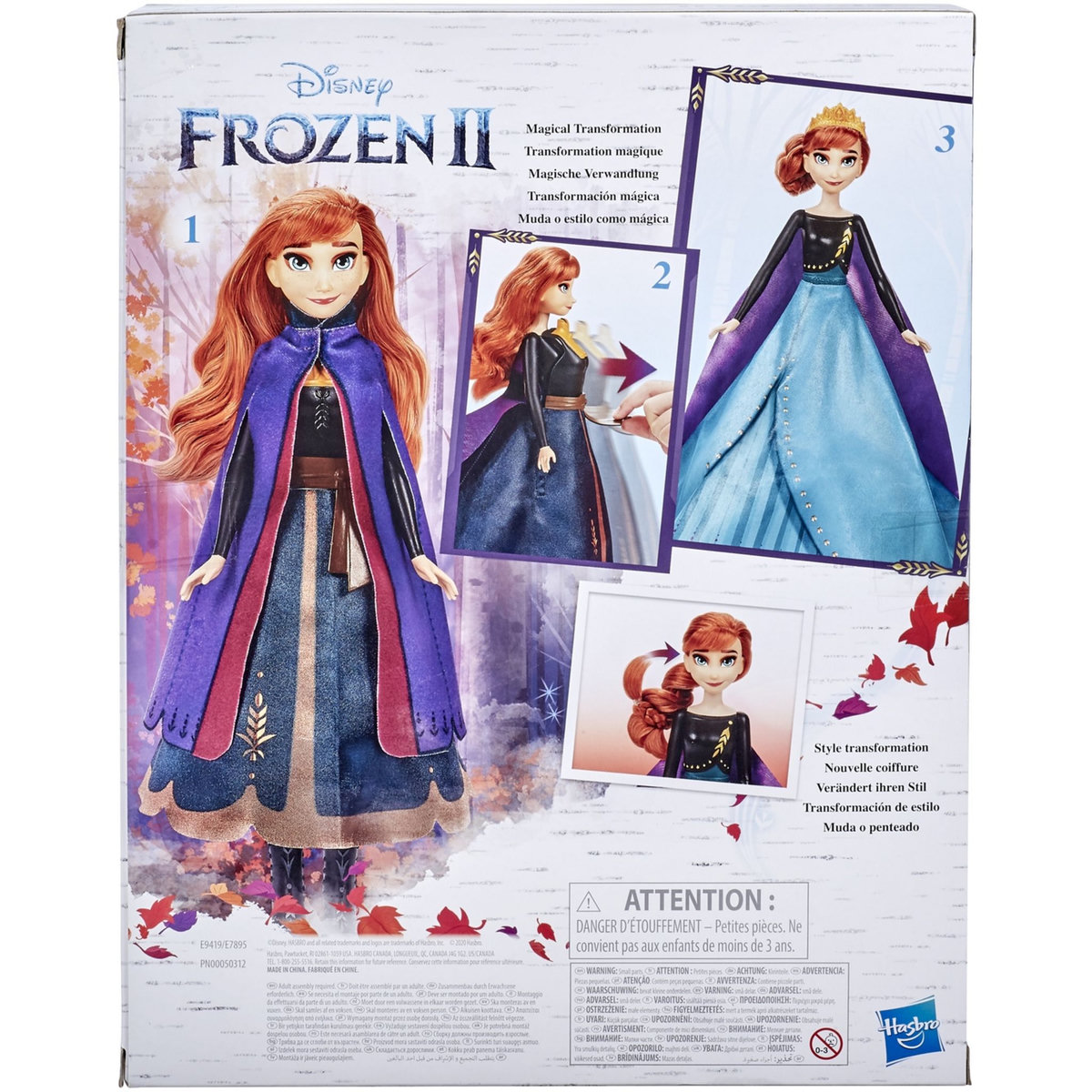 HASBRO Poupée Elsa transformation finale Reine des neiges