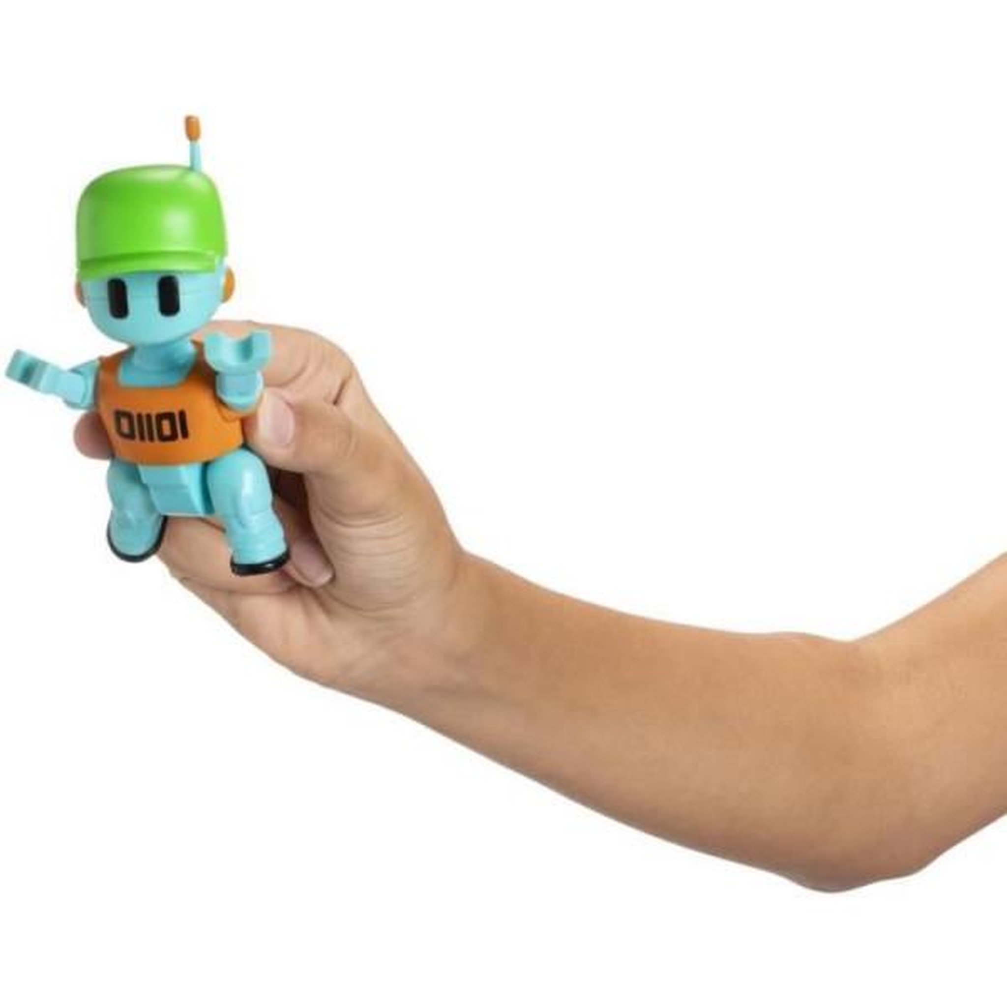 Voir la diapositive 2 : BANDAI Figurine articulée - BANDAI - Stumble Guys - Robot Guy - 11 cm - Avec stickers