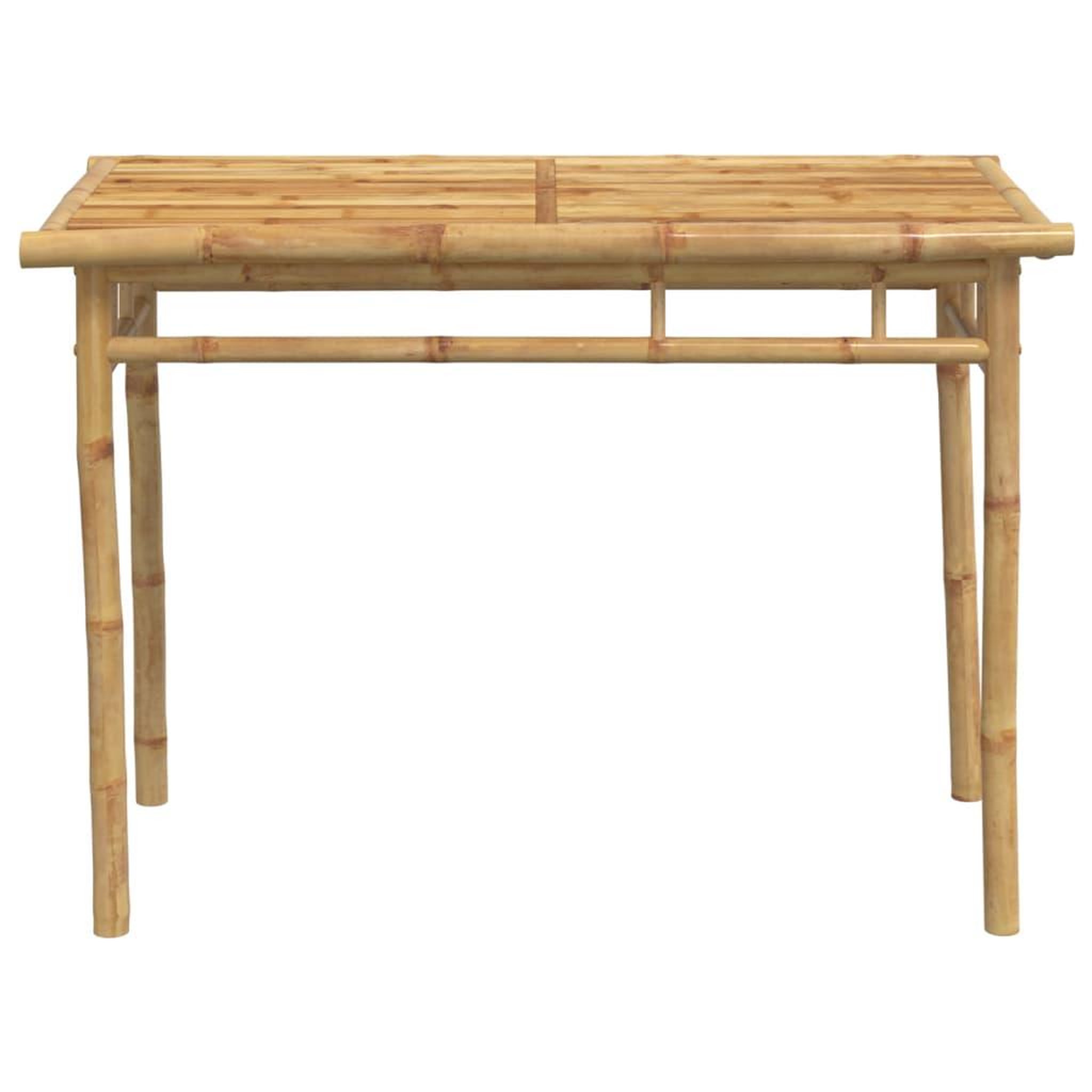 Voir la diapositive 4 : VIDAXL Table a manger de jardin 110x55x75 cm bambou