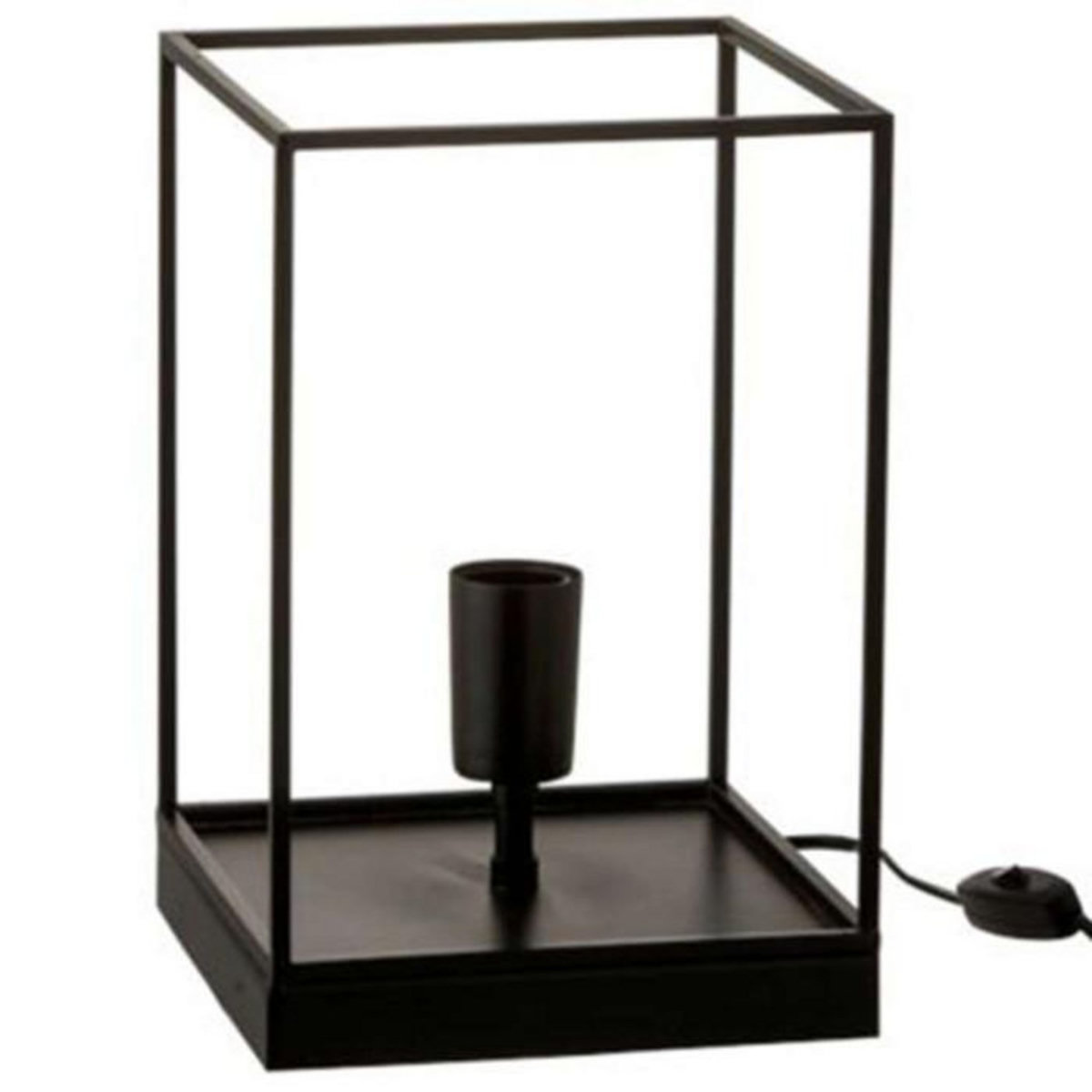 Paris Prix Lampe à Poser  Une Ampoule  30cm Noir